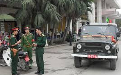 Không xảy ra TNGT xe ô tô quân sự dịp Tết Bính Thân 2016