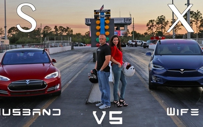 Video: Cuộc đua kịch tính của "nhà Tesla" - Model S và Model X