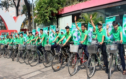 TP.HCM: Hơn 1.200 người đạp xe kêu gọi người dân tiết kiệm điện