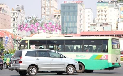 Tp.HCM: Kiểm tra chất lượng khí thải của xe buýt