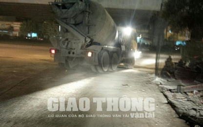 Hàng loạt trạm bê tông "chui" ở Thanh Trì: "vải thưa đang che mắt thánh"
