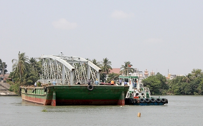 Hoàn tất việc trục vớt cầu Ghềnh rơi xuống sông Đồng Nai
