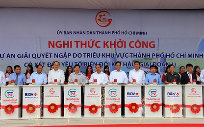 Khởi công dự án 10 nghìn tỷ đồng chống ngập bờ hữu sông Sài Gòn