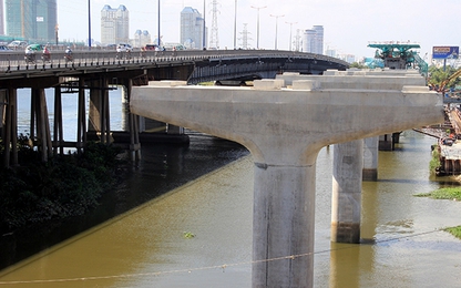 Tháng 9 hợp long cầu Metro vượt sông Sài Gòn