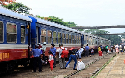 Còn 122.196 vé tàu Tết phục vụ hành khách