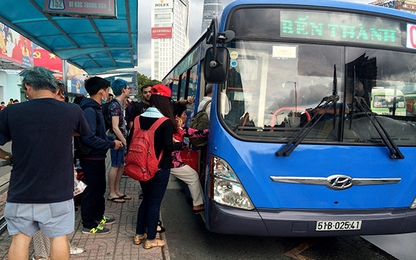 TP.HCM tăng hơn 1.000 chuyến xe buýt phục vụ dịp Tết Dương lịch