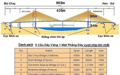 Một số vấn đề về quan trắc lực căng cáp văng cầu Bãi Cháy sau 10 năm khai thác