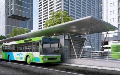 Lộ trình và phương án phân làn tuyến buýt nhanh BRT từ 1/1/2017