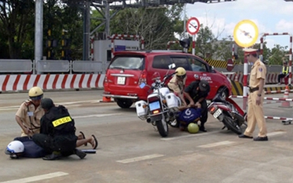 CSGT tóm gọn đối tượng cướp tài sản