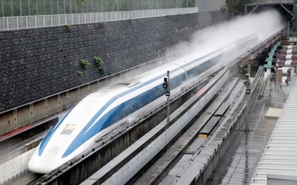 Tàu siêu tốc Nhật Bản chạy với tốc độ 603 km/h