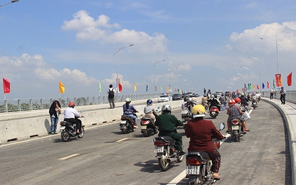 Người dân Đồng Nai háo hức thông xe cầu An Hảo