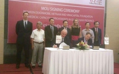 Quảng Nam: Ký kết biên bản ghi nhớ quỹ tài trợ của ExxonMobil Việt Nam
