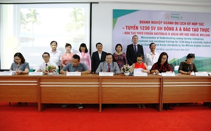 Ký kết tuyển dụng đào tạo nhân lực ngành Du lịch tại ĐH Đông Á