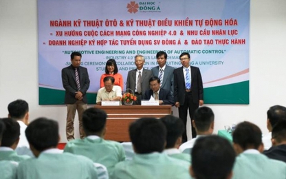Đà Nẵng: Ký kết hợp tác đào tạo sinh viên ngành CNKT Ô tô