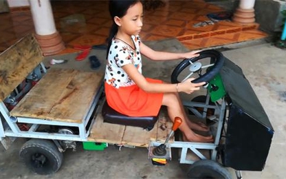 Chàng trai chế ôtô điện tốc độ 30 km/h hết 4 triệu đồng