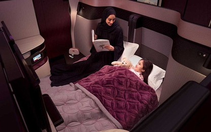 Hãng hàng không đầu tiên trên thế giới ra mắt giường đôi