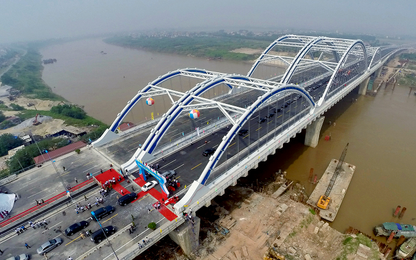 Hà Nội: Gần 4.900 tỷ đồng xây dựng cầu Mễ Sở vượt sông Hồng