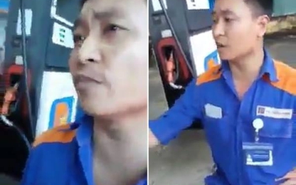 Cư dân mạng phẫn nộ vì người đàn ông quát nạt nhân viên bán xăng