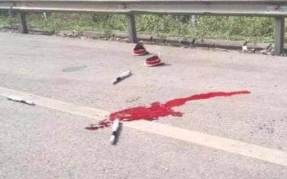 CSGT bị xe vi phạm tông gục trên cao tốc Hà Nội - Thái Nguyên