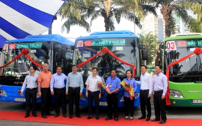 TP.HCM đưa vào sử dụng 74 xe buýt chạy bằng khí nén nhiên liệu