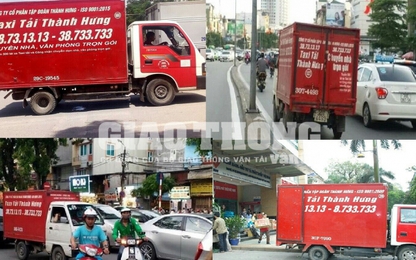 Xe tải Thành Hưng "diễu" phố cấm, CSGT và TTGT ở đâu?
