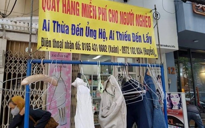 Tủ quần áo ấm miễn phí cho người nghèo ở Hà Nội