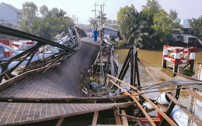 Thay đổi lộ trình xe buýt số 37 do sập cầu Long Kiểng