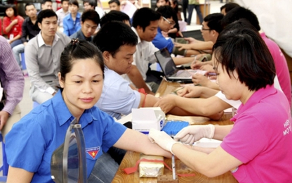 Đoàn thanh niên Bộ GTVT tổ chức hiến máu nhân đạo