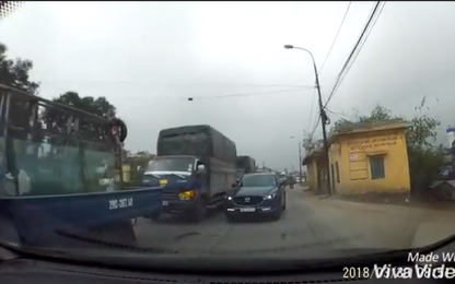 Tài xế CX-5 lấn làn đi ngược chiều: Coi thường pháp luật?