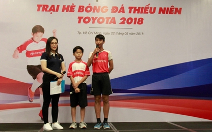 Khởi động trại hè bóng đá thiếu niên Toyota 2018