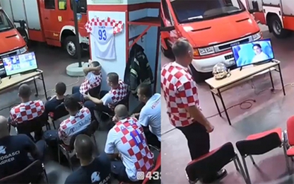 Mạng xã hội thế giới "sốt" với clip về đội lính cứu hỏa Croatia