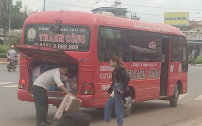 Xe khách Thành Công "đè luật" lộng hành tuyến Bình Phước - TP.HCM