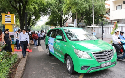 TP.HCM triển khai 5 điểm đón taxi cố định nhằm giảm ùn tắc giao thông