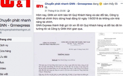 Công ty chuyển phát GNN tuyên bố phá sản, hàng loạt shop online điêu đứng