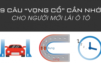 9 câu “vọng cổ” cần nhớ cho người mới lái ô tô