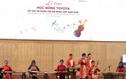 TOYOTA chi hơn nửa tỷ học bổng đào tạo tài năng âm nhạc trẻ