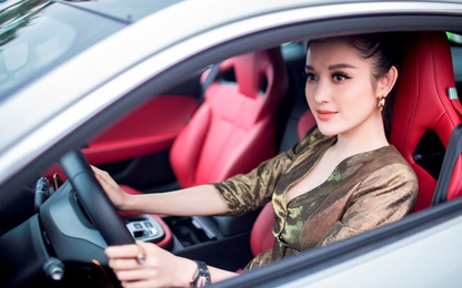 Á hậu Huyền My bỏ Mercedes-Benz, ‘lên đời’ Jaguar F-Type hơn 6 tỷ
