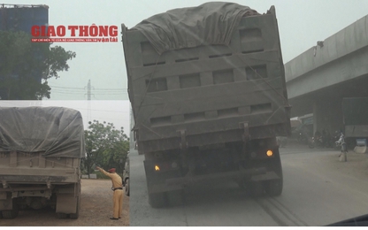 Bắc Giang tổ chức truy quét xe quá tải 24/24h trong 3 tháng cao điểm