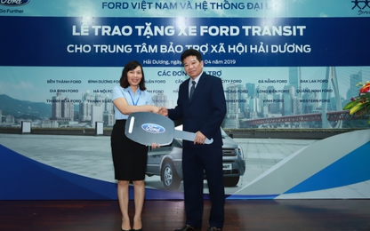 Ford trao tặng xe ôtô cho Trung tâm Bảo trợ Xã hội tỉnh Hải Dương