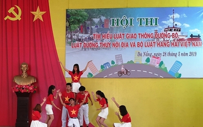 Hội thi tìm hiểu pháp luật ATGT tại Trường Cao đẳng GTVT Trung ương V