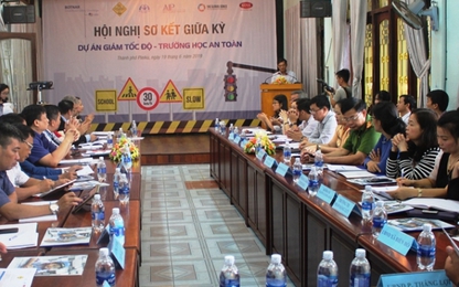 Gia Lai: Sơ kết Dự án “Giảm tốc độ - Trường học an toàn”