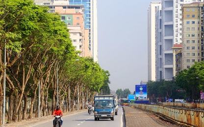 Hà Nội rào chắn hai tuyến đường phục vụ thi công đường đua F1