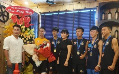 Công ty Phú Hồng Thịnh đồng hành cùng thành công của Đội tuyển Muay Thái
