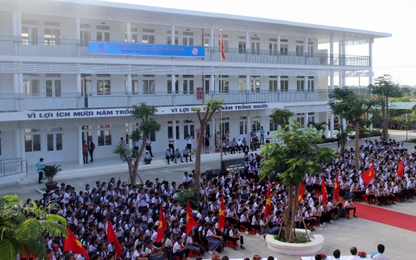 Trungnam Group bàn giao ngôi trường 45 tỷ đồng cho tỉnh Ninh Thuận