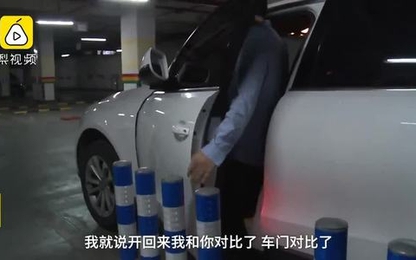 Tài xế trồng cọc sắt để ngăn hàng xóm làm xước xe
