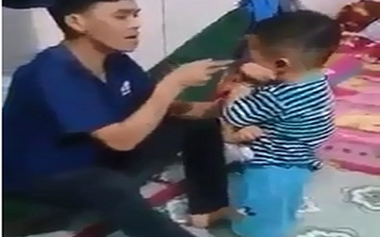Bố tát con lia lịa bị CĐM tìm ra, kéo đến tận nhà hành hung