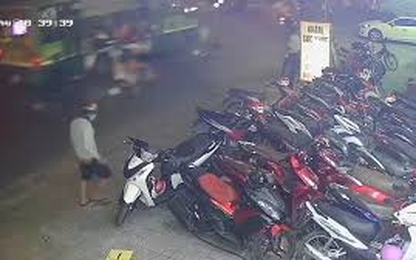 Clip: Hai tên 'đạo chích' dàn cảnh trộm xe SH bất thành