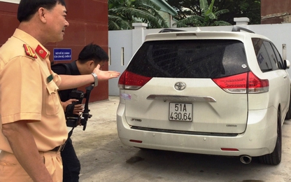 Bắt giữ ôtô biển số giả liên tục vi phạm giao thông ở Đà Nẵng