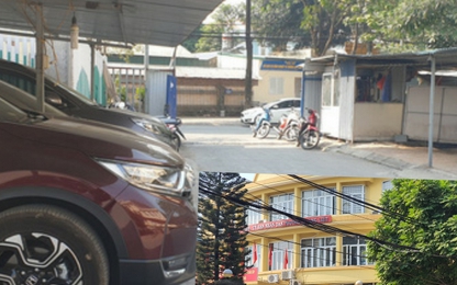 Hà Nội: Ai đứng sau bãi xe lậu 'án ngữ' trước UBND phường Hoàng Liệt?