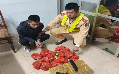 Phát hiện đối tượng vận chuyển pháo đi tiêu thụ